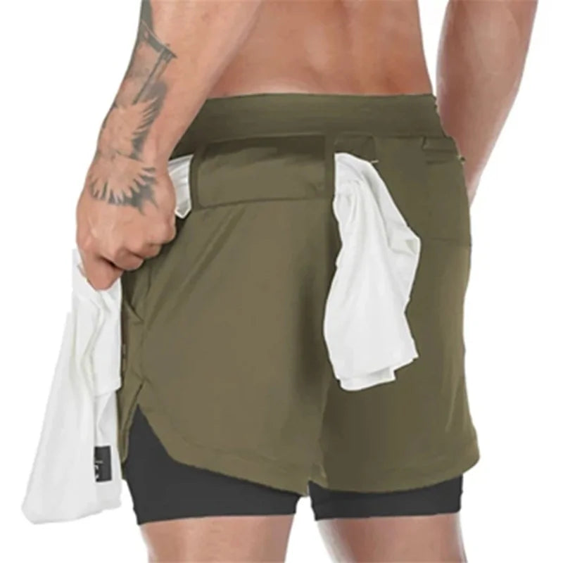 Camo Running Shorts